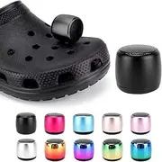 croclights Tiny Bluetooth Speaker Shoes, Tiny Speaker, Small Speaker, Shoe Charms, Accessories, Bluetooth Speaker Shoes, Best Mini Bluetooth Speaker, Aluminum, No Gemstone
