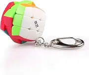 LiangCuber QY Toys 3x3 Keychain Cube Mini 3x3 Speed Cube Stickerless 3cm Keyring Puzzle Cubes