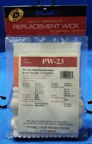 Pick-A-Wick Kerosene Heater Replacement Wick PW-23 PW23 BRAND NEW & SEALED!