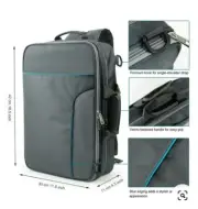 3 in 1 Becko Laptop Case Backpack Messenger Bag For 15"