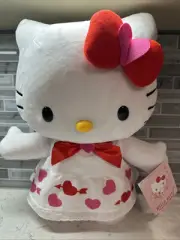 2025 Hello Kitty by Sanrio Valentine’s Day Greeter Hearts Love 17” Plush BNWT!