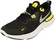 [Nike] React Miler Mens Running Trainers CW1777 Sneakers Shoes (UK 8 US 9 EU 42.5, Black Metallic Silver 009)