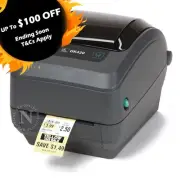 Zebra GK420D Direct Thermal 4"USB+Ethernet Barcode Label Printer GK42-2022P0-000
