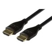 Dynamix C-HDMIHSE-03 10Gbps High-Speed Slimline HDMI Cable - with Ethernet - 30cm Max Res 4K2K 24/30Hz (3840x2160) - 8 Audio Channels - 8bit Colour Depth - Supports CEC, 3D, ARC [C-HDMIHSE-03]