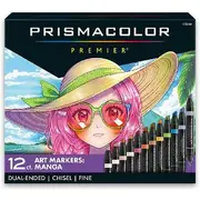Prismacolor Art Markers Manga 12 Pack