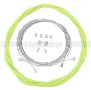 Bicycle Brake Cable Kit for Drop Bar Road - NEON GREEN