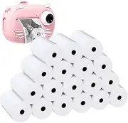 18Rolls Kids Instant Camera Refill Print Paper-White Thermal Printer Photo Paper Kids Camera for Kid's Instant Camera Favors Supplies-2.2 x 1.1 Inch