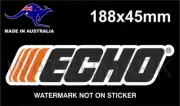 ECHO STICKER CHAINSAW WHIPPER SNIPPER LAWN MOWER BRUSH CUTTER BLOWER