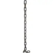 Sunstar Rusty Iron Chain Prop Halloween Decoration - - Gray