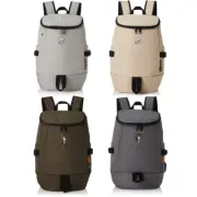 Peanuts Snoopy Square Backpack H41cm 16.1" Marimocraft Khaki Gray Beige Japan