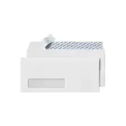 LUX Peel & Seel Self Seal #10 Window Envelope 4 1/2" x 9 1/2" White 50/Pack