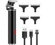 Hair Clippers for Men, Rechargeable Zero Gapped Hair Cutting Grooming Kits for Barber Shop Home Daily Use Beard Shaver