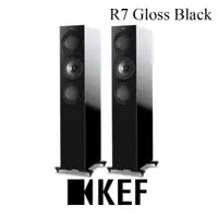 在飛比找PChome商店街優惠-英國 KEF R7 Gloss Black 中型三路分音座地