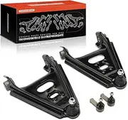 Frankberg 4-Piece Suspension Arm Set Tie Rod End Front Axle Compatible with Fortwo Cabrio 451 0.8L-1.0L 2007-2024 Fortwo Coupe 451 0.8L-1.0L 2007-2024 Replace# 4513300010