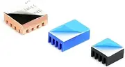 Waveshare Heat Sink Kit, Including 2 in Aluminum and 1 in Copper, Compatible with Raspberry Pi 4B/3B+
