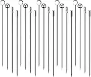Lasiyanor Cocktail Picks Stick, 20Pcs Stainless Steel Martini Picks, Reusable Metal Cocktail Skewers Olives Appetizers Bloody Mary Brandied