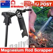 Magnesium Flint Rod Stone Fire Starter Lighter Emergency Survival Camping AU