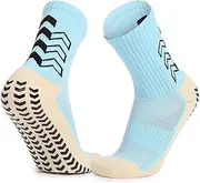 [HAMKVBPR] Soccer Socks Non-slip Mid-tube Socks Thick Terry Football Socks Sports Basketball Socks for Running Gym Workouts