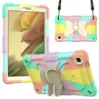 Rugged Shockproof Protective Case+Strap for Samsung Tab S9 FE/S9 Plus/S10 Plus