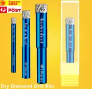 6 8 10mm Diamond Dry Drill-Bit Holesaw Porcelain Granite Tile Ceramics Marble AU