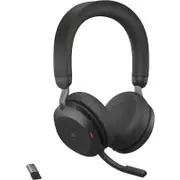 Jabra Evolve2 75 Wireless Black On-Ear Headset