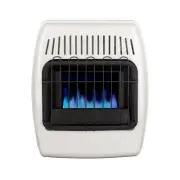 10000 BTU Dual Fuel Vent Free Convection Wall Heater Thermostatic Blue Flame