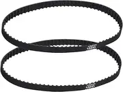 uxcell 2pcs 152XL Rubber Timing Belt 76 Teeth 10mm Width 5.08mm Pitch Synchronous Closed Loop Geared Drive Belt Black for Industrial