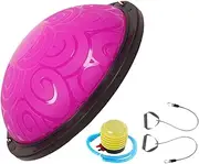 18 Inch Core Ball for Stability Training with Foot Pump for Home And Gym