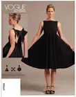 VOGUE SEWING PATTERN 1102 MISSES 14-20 EASY RAISED WAIST EVENING COCKTAIL DRESS