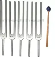 Brain Tuner 5 Tuning Fork With Velvet Pouch + Mallet + Shipping Free