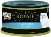 Fancy Feast Royale Fine Flakes of Tuna Wet Cat Food (24 X 85G) Free Fast Ship AU