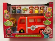 CoComelon Sing and Dance Time Fire Truck Remote Control Vehicle & Fireman Figure