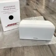 Bose New Box Center Horizontal Speaker Double Cube Acoustimass/Lifestyle White