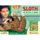 Sloth: Wildlife 3D Puzzle and Book