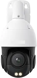 4K 8MP Dome PoE Security Camera 5X 3D Optical Zoom Pan & Tilt Auto Tracking Smart Detection 8MP Outdoor IP Camera(5X Zoom Cam)