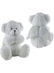 Plush Bear Angel White 23cm