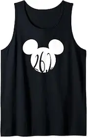 [Disney] Mickey And Friends Mickey Ears Silhouette 26.2 Runner Tank Top