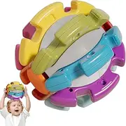 Toddler Puzzle Ball - Sensory Assembling Ball Toy - Color Learning Press Building Game for 3-6 Years Old Educational Activities