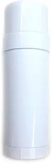Empty Deodorant Twist-up Containers (Natural, White, Black) - for lotion bar, heel balm etc. (1 oz.) - Travel Size Empty Deodorant Tubes 30g Small Size (6, White)