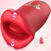Adult Sex Toys Vibrator Toy, Sex Stimulator for Women with 10 Vibration Modes and 10 French Kissing Modes, Licking Tongue Sex Toy Clit Vibrator, Clitoral Vibrator for Women, Adult Sex Toys