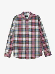 OBEY Men's L/S Woven Shirt "Lauder Woven" - PXI - Medium - NWT