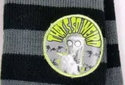 Disney FRANKENWEENIE Striped Arm Warmers WEIRD GIRL & MR WHISKERS Vampire Cat
