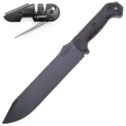Kabar Ka-Bar Becker Fixed Combat Bowie Knife BK9 + Sheath + Lansky PS-MED01