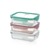 Glasslock 3 Piece Tempered Glass Set - Robins Kitchen