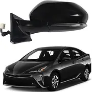 Marretoo for TOYOTA PRIUS Side Mirror Assembly 2016 2017 2018-2024 | Power | Heated | BSM/Blind Spot Monitoring Replacement TO1321357 for TOYOTA PRIUS Accessories (Driver Side(LH))