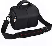 [FOSOTO] Waterproof Anti-Shock Camera Case Bag for Canon Powershot SX540 SX530 SX60 SX420 HS M5,Nikon Coolpix L340 B500 L330 L840 L830 P550 P610,Fujifilm X-T3,Panasonic LUMIX,Sony a6000 Digital Camera
