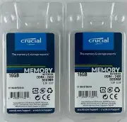 Crucial 32GB Kit (16GBX2) DDR4-2400 SODIMM Laptop Notebook CT2K16G4SFD824A