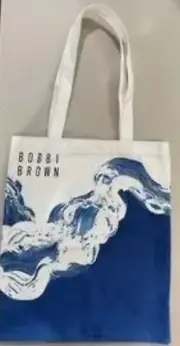 Bobbi Brown Beachy Tote Bag NEW Summer Canvas Beach Gym School NEW!