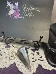 Orgonite W/ Shungite Pendulum, Dousing, Emerald Crystal