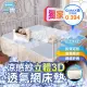 【SANKI 三貴】涼感紗立體3D透氣網床墊雙人/加大(150*186/180*186)